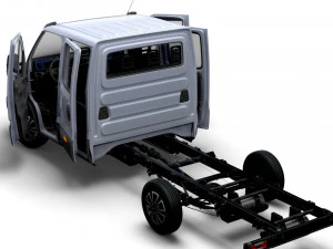 Iveco Daily Crew Cab L3 Chassis 2023 3D Model