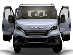 Iveco Daily Crew Cab L3 Chassis 2023 3D Model