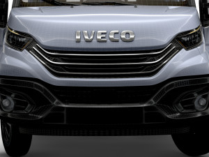 Iveco Daily Crew Cab L3 Chassis 2023 3D Model