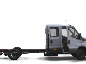 Iveco Daily Crew Cab L4 Chassis 2023 Modèle 3D