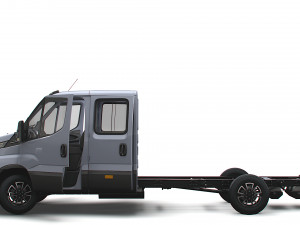 Iveco Daily Crew Cab L4 Chassis 2023 Modèle 3D