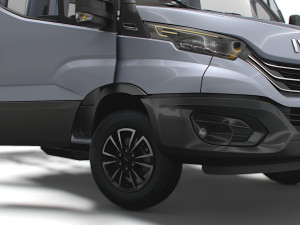 Iveco Daily Crew Cab L4 Chassis 2023 Modèle 3D