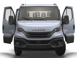 Iveco Daily Crew Cab L4 Chassis 2023 Modèle 3D
