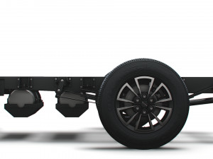 Iveco Daily Crew Cab L4 Chassis 2023 Modèle 3D