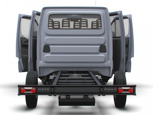 Iveco Daily Crew Cab L4 Chassis 2023 Modèle 3D