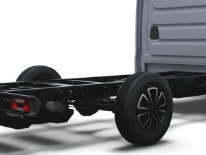 Iveco Daily Crew Cab L4 Chassis 2023 Modèle 3D
