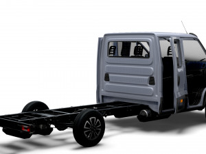 Iveco Daily Crew Cab L4 Chassis 2023 Modèle 3D