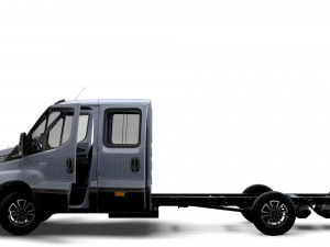 Iveco Daily Crew Cab L4 Chassis 2023 Modèle 3D
