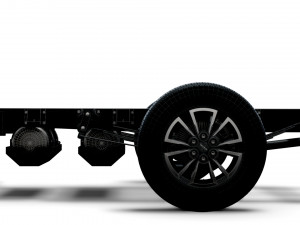 Iveco Daily Crew Cab L4 Chassis 2023 Modèle 3D