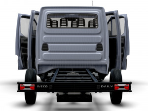Iveco Daily Crew Cab L4 Chassis 2023 Modèle 3D
