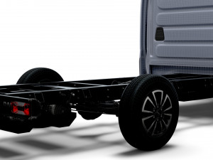 Iveco Daily Crew Cab L4 Chassis 2023 Modèle 3D