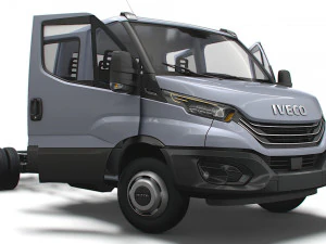 Iveco Daily Crew Cab L5 Châssis 2023 Modèle 3D