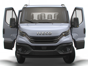 Iveco Daily Crew Cab L5 Chassis 2023 Modèle 3D