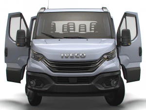 Iveco Daily Crew Cab L5 Chassis 2023 3D Model