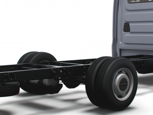 Iveco Daily Crew Cab L5 Chassis 2023 Modèle 3D
