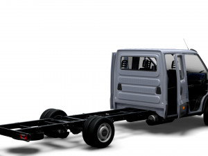 Iveco Daily Crew Cab L5 Chassis 2023 Modèle 3D