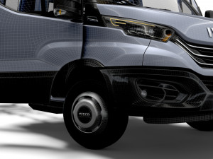 Iveco Daily Crew Cab L5 Chassis 2023 Modèle 3D