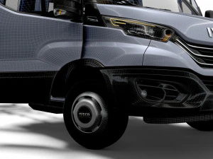 Iveco Daily Crew Cab L5 Chassis 2023 3D Model