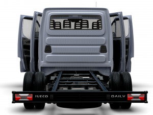 Iveco Daily Crew Cab L5 Chassis 2023 Modèle 3D