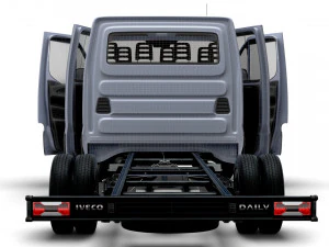 Iveco Daily Crew Cab L5 Chassis 2023 3D Model