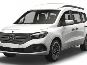 Mercedes Benz EQT Marco Polo 2023 3D Model