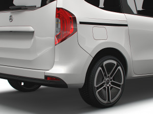Mercedes Benz EQT Marco Polo 2023 Modello 3D