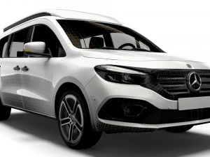 Mercedes Benz EQT Marco Polo 2023 3D Model