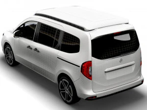 Mercedes Benz EQT Marco Polo 2023 3D Model