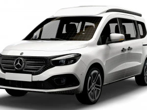 Mercedes Benz EQT Marco Polo 2023 3D Model