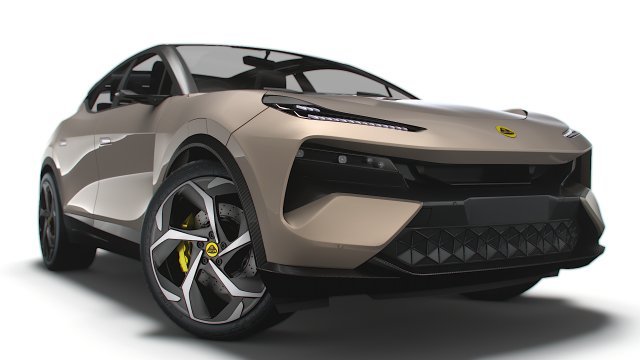 Lotus Eletre UK spec 2023 3D Modell .c4d .max .obj .3ds .fbx .stl .blend