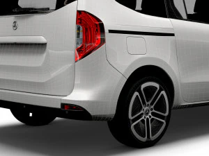 Mercedes Benz EQT LWB 2023 3D Model