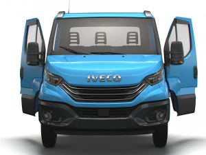 Iveco Daily Single Cab HQ Interior L1 Chassis 2023 3D Model
