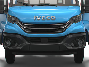 Iveco Daily Single Cab HQ Interior L1 Chassis 2023 3D Модель