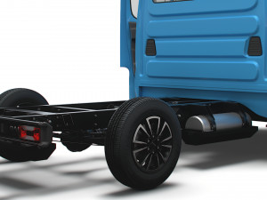 Iveco Daily Single Cab HQ Interior L1 Chassis 2023 3D Модель