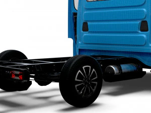 Iveco Daily Single Cab HQ Interior L1 Chassis 2023 3D Model