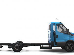 Iveco Daily Single Cab HQ Interior L3 Chassis 2023 Modelo 3D