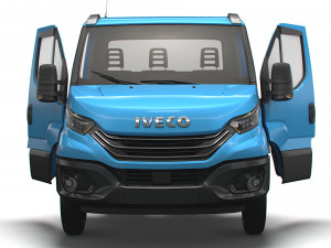 Iveco Daily Single Cab HQ Interior L3 Chassis 2023 Modelo 3D
