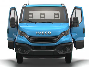 Iveco Daily Single Cab HQ Interior L3 Chassis 2023 3D Model