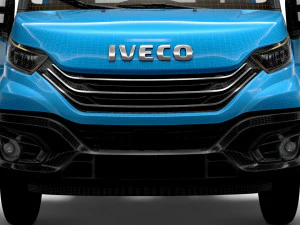 Iveco Daily Single Cab HQ Interior L3 Chassis 2023 3D Model