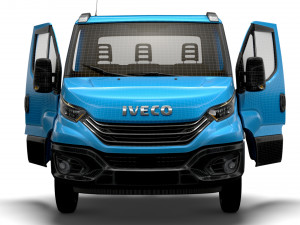 Iveco Daily Single Cab HQ Interior L4 Chassis 2023 3D 模型