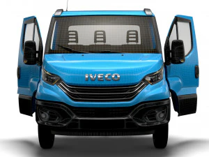 Iveco Daily Single Cab HQ Interior L4 Chassis 2023 3D Model