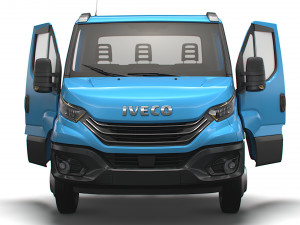 Iveco Daily Single Cab HQ Interior L5 Chassis 2023 3D Model