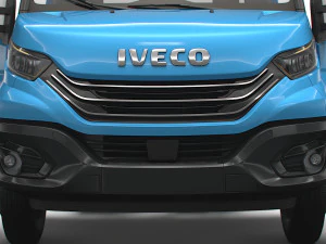 Iveco Daily Single Cab HQ Interior L5 Chassis 2023 3D Model