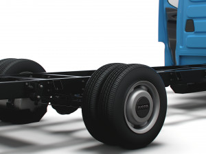 Iveco Daily Single Cab HQ Interior L5 Chassis 2023 3D Model