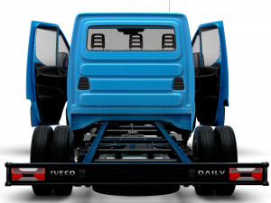 Iveco Daily Single Cab HQ Interior L5 Chassis 2023 3D Model