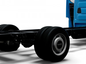 Iveco Daily Single Cab HQ Interior L5 Chassis 2023 3D Model