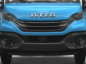 Iveco Daily Single Cab HQ Interior L6 Chassis 2023 3D-Modell