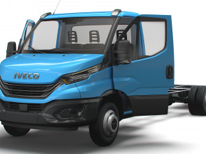 Iveco Daily Single Cab HQ Interior L6 Chassis 2023 3D-Modell