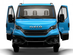 Iveco Daily Single Cab HQ Interior L6 Chassis 2023 3D-Modell