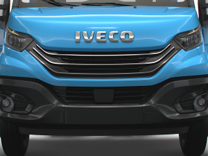 Iveco Daily Single Cab HQ Interior L7 Chassis 2023 3D 모델